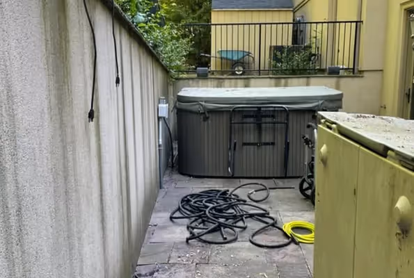 Before Power Washing